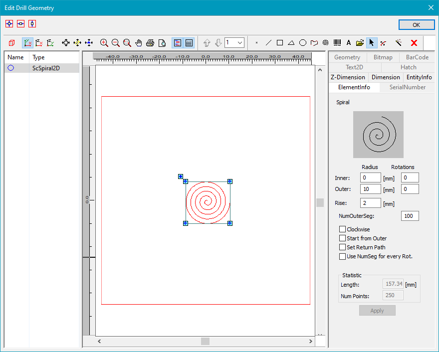 EditDrillGeometryDialog