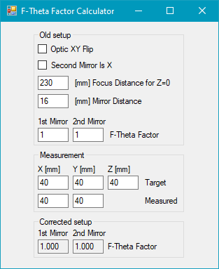 F-Theta_calculator