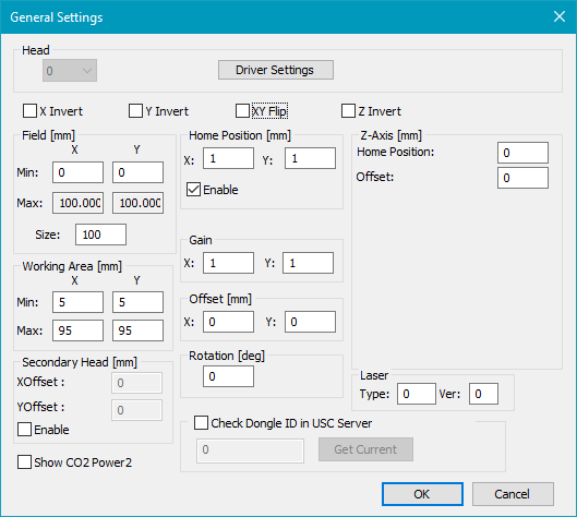 Generalsettings
