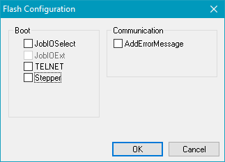 Flash Configuration
