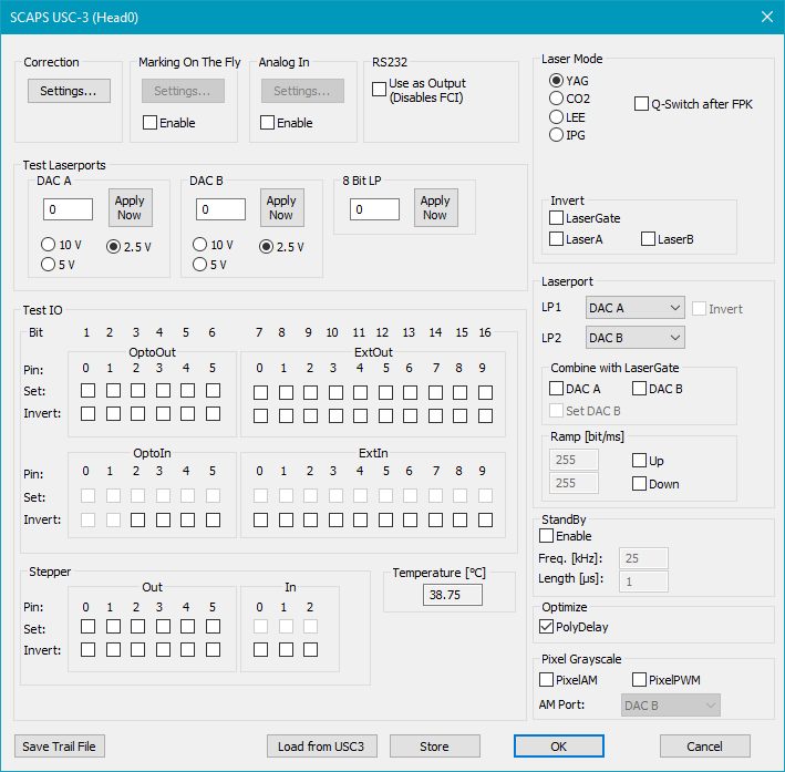 OpticSettingsAdvancedUSC-3