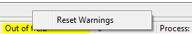 ResetWarnings